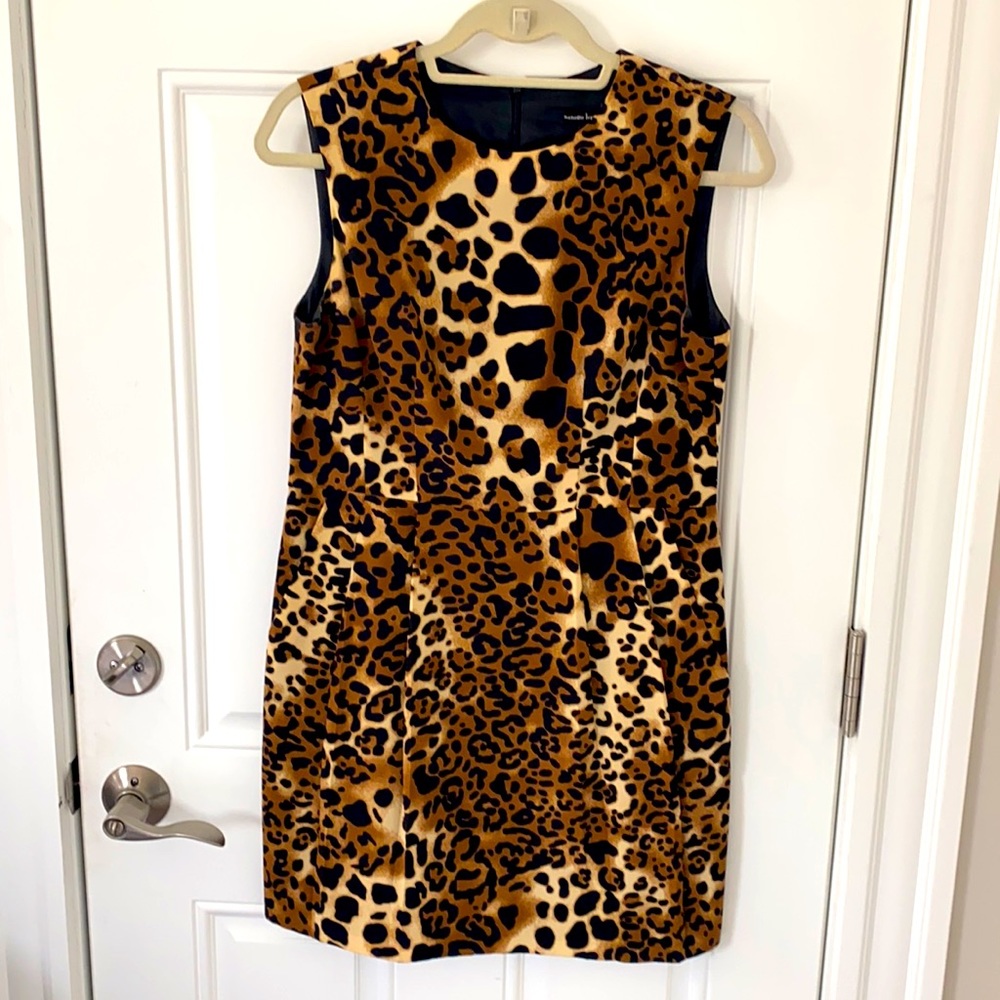 Nanette Lepore leopard dress - size 8